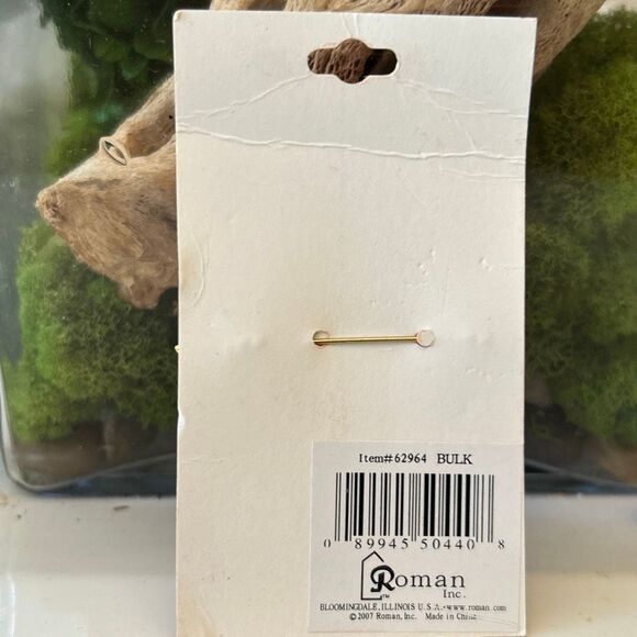 NWT Roman gold enamel poinsettia Christmas pin brooch - Picture 3 of 3